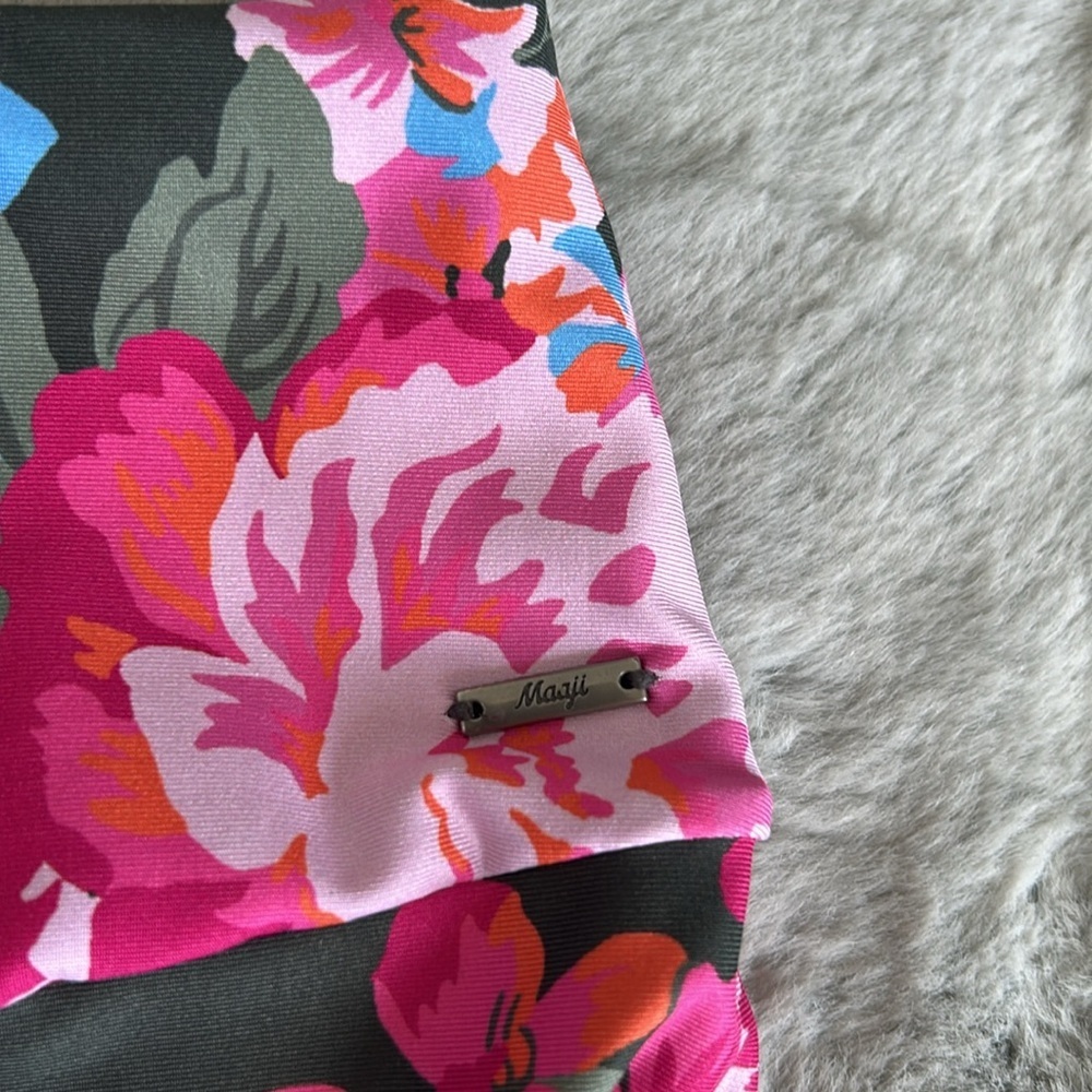 Maaji Bouquet Genius High Rise Bike Shorts S - Picture 4 of 8